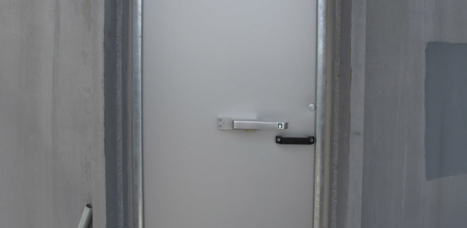 Flood-resistant doors