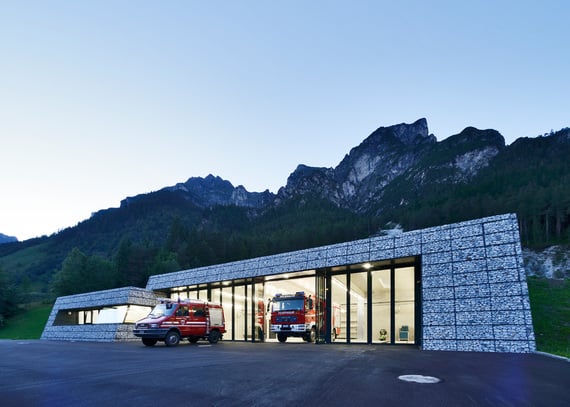 Project Firehouse Pflersch, Civil defence center Antholz | South-Tyrol